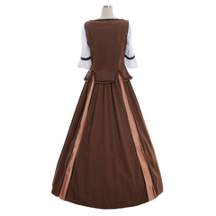 Exclusive Custom Medieval Aristocrat Ball Gown - Victorian Gothic Vampire Dress for Halloween and Carnival - Halloweez