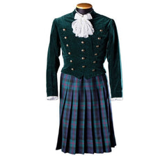 Handcrafted Medieval Scottish Highland Kilt Outfit - Georgian Era Daily Suit for Men | Halloweez Victorian Cosplay - Halloweez