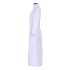 Exclusive Handmade Single-Breasted Roman Pastor Cassock for Women | Halloweez Medieval Pulpit Vestment - Halloweez