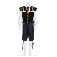 Exclusive Men's Medieval Costume - Classic Shirt, Vest, and Trousers for Halloween & Events | Halloweez Cosplay Collection - Halloweez