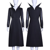 Wednesday Addams Cosplay Costume from The Addams Family TV Show - Halloweez