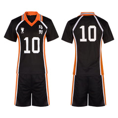 Volleyball Boy cosplay Karasuno High School No.10 jersey Hinata Shoyo cosplay anime role-playing costume - Halloweez