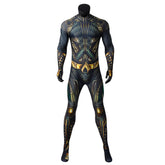 Aquaman Adult Tight Jumpsuit Cosplay Costume Halloween Movie Themed Full Bodysuit Outfit - Halloweez