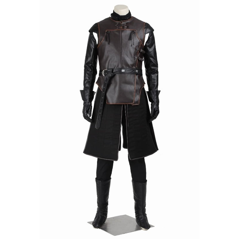 Halloweez Jon Snow Cosplay Costume for Men - Premium Night's Watch Outfit - Halloweez