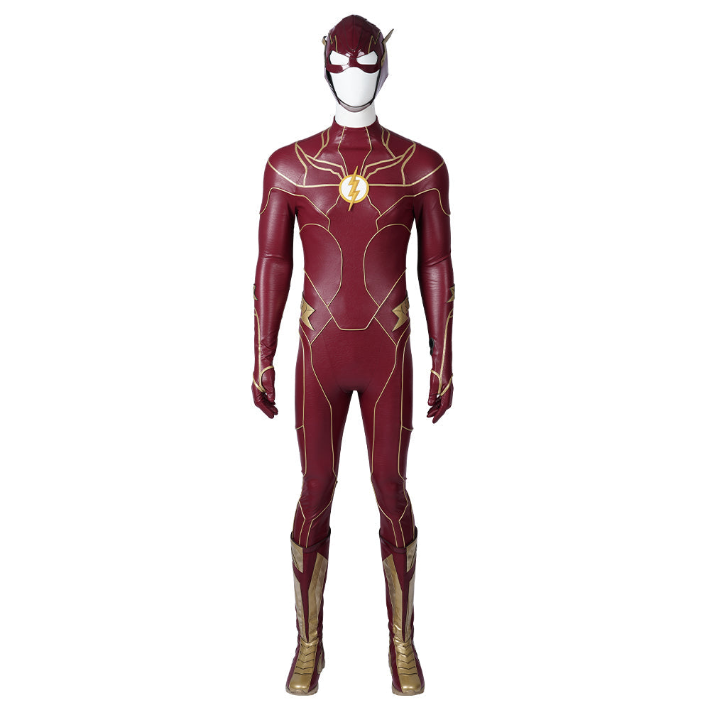 Halloweez 2023 Halloween Flash Barry Allen Cosplay Costume Bodysuit Set - Halloweez