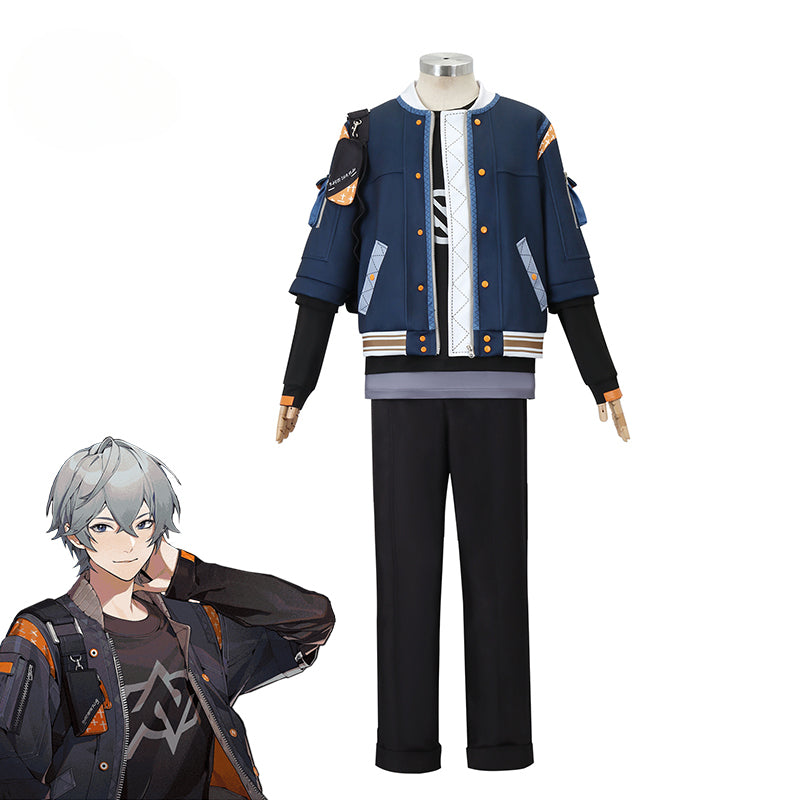 Halloweez Zenless Zone Zero Wise Cosplay Costume for Men - Protagonist Wise Phaethon Agents Uniform - Halloweez