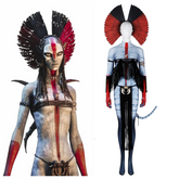 Avatar: Fire and Ash Varang Outfit - Full Bodysuit of the Ash Clan Chieftain