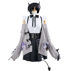 VTuber Tokoyami Towa Cosplay Costume Set - Anime VTuber Outfit for Fans - Halloweez