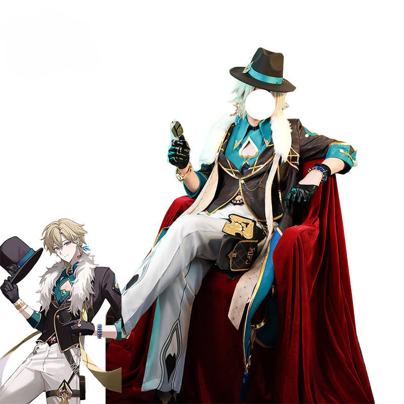 Halloweez Star Rail Cosplay Costume - Topaz Colleagues for Men's Halloween Party - Halloweez