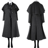 Nevermore Academy Uniform Wednesday Addams Cosplay Costume Jacket & Tie Outfit for Halloween - Halloweez
