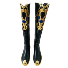 Genshin Impact Chalk Prince Albedo Boots Cosplay Shoes - Custom Design Available - Halloweez