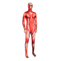 Attack on Titan Colossal Titan Muscle Suit Jumpsuit Cosplay Halloween Costume - Halloweez