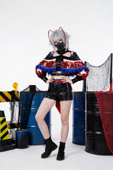 Delta Action Mai Xiaowen Red Skin x Vyshyvanka Collaborative Cosplay Costume - Halloweez