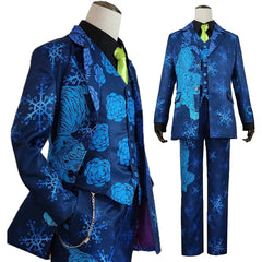 Halloweez Tokyo Anime Cosplay Costume - Chifuyu Matsuno Blue Tiger Snow 7Pcs Set for Halloween & Christmas - Halloweez