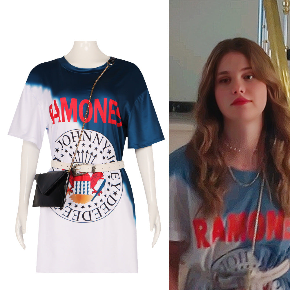 2023 New My Fault Cosplay Costume Noah Graffiti Short Sleeve Trendy Outfit - Halloweez