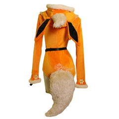 Flareon Kigurumi Cosplay Hoodie - Official Pokemon Plush Costume Pajamas for Women - Halloweez