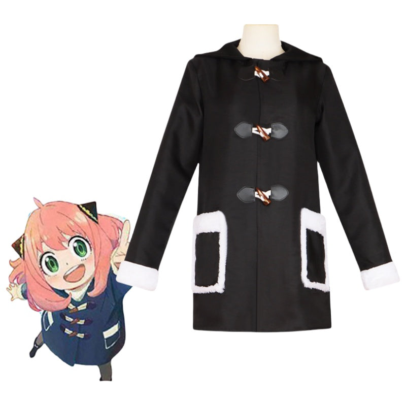 Spy x Family Anya Forger Cosplay Costume - Winter Coat for Stage Performance & Daily Wear - Halloweez