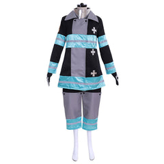 Halloweez Fire Force Enen no Shouboutai Tamaki Battle Suit Cosplay Costume - Halloweez