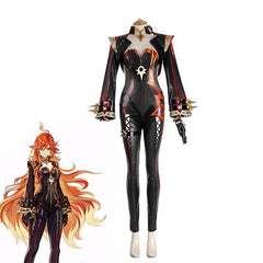 Halloweez Genshin Impact Pyro Archon Mavuika Cosplay Costume - Sexy Women's Jumpsuit for Halloween Parties - Halloweez