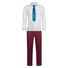 Halloween Clown 2 Dual Delusion Red Clown Suit Cosplay Costume Set - Halloweez