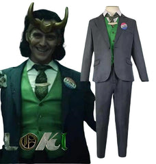 Loki Season 1 Cosplay Costume Suit - Official Halloween & Cosplay Clothing Set - Halloweez
