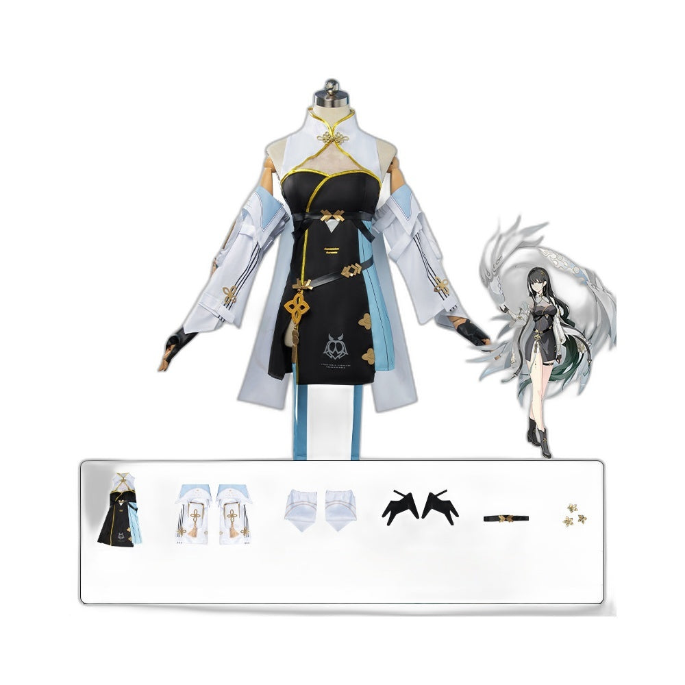 Wuthering Waves Youdan Misheng Baizhi Cosplay Costume - 2D Anime Game Role-Playing Outfit - Halloweez