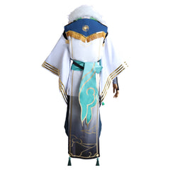 Vtuber Rainbow Agency Hero Group Cloud Flower Moon Transformed 2D Cos Anime Costume for Kazuki Hanamaru - Halloweez