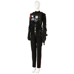 Halloweez Star Wars Battlefront II Iden Versio Black Suit Cosplay Costume for Women - Halloweez