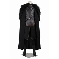 Halloweez Jon Snow Cosplay Costume for Men - Premium Night's Watch Outfit - Halloweez