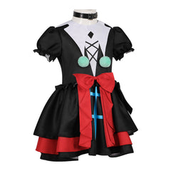 Eggy Party Stella the Mute & Aba the Ghost Clown Cosplay Costume Dress Full Set - Halloweez