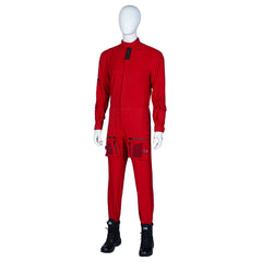 Halloweez Guardians of the Galaxy 3 Peter Quill Red Jumpsuit - Official Star-Lord Cosplay Outfit - Halloweez