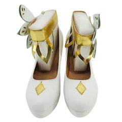 Honor of Kings Little Qiao White Wedding Cosplay Shoes for Game Lovers - Halloweez