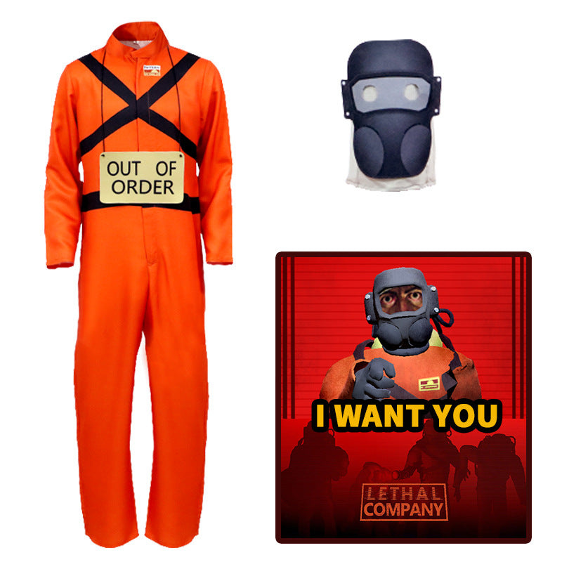 Lethal Company Game Cosplay Costume - Authentic Outfit for Fans - Halloweez