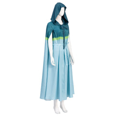 Halloweez Jane Foster Valkyrie Cosplay Costume - Inspired by Love and Thunder Movie, Complete with Cape and Hooded Cloak - Halloweez
