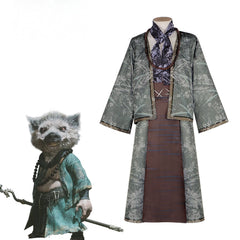 Black Myth Wukong Marshal Tianpeng Zhu Bajie Cosplay Costume Game Character Ancient Style Role-Playing Outfit - Halloweez