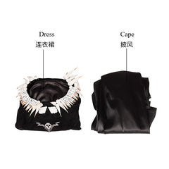 Maleficent Mistress of Evil Cosplay Costume Full Set Halloween Outfit - Halloweez