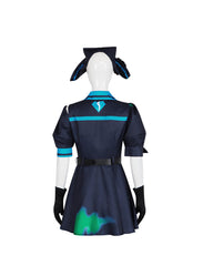 Eggy Party Chaser Nurse Heather Cosplay Costume for Adults & Kids Halloween Game Party - Halloweez