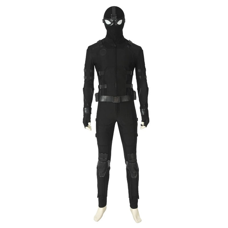 Halloweez Spider-Man Far From Home Black Stealth Suit - Peter Parker Edition - Halloweez