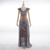 Daenerys Targaryen Inspired Medieval Queen Dress - Halloweez Vintage Floor-Length Cosplay for Women - Halloweez