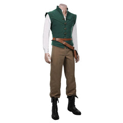 Flynn Rider Cosplay Costume Tangled Rapunzel Prince Role Play Halloween Outfit - Halloweez