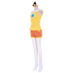 Halloweez Daisy Cosplay Costume | Vibrant Yellow Tennis Suit for Enthusiasts - Halloweez