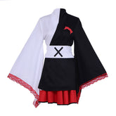 Halloweez Monokuma Cosplay Pinafores Kimono Female Dress – Premium Anime Costume for Cosplay & Events - Halloweez