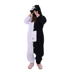 Halloweez Monokuma Kigurumi Onesie – Embrace Ultimate Anime Comfort and Style - Halloweez