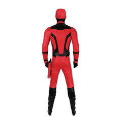Halloweez Daredevil Red Leather Cosplay Costume - Matt Murdock's Battle Suit for Halloween - Halloweez