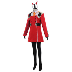 Stunning Halloweez Zero Two Code:002 Uniform Cosplay Dress in Red - Halloweez