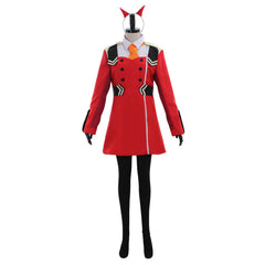 Stunning Halloweez Zero Two Code:002 Uniform Cosplay Dress in Red - Halloweez