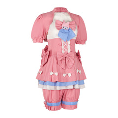 Identity V Cosplay Costume Collaboration Sanrio Cheerleader Kuromi Game Role-Playing Outfit - Halloweez
