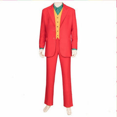 JOKER Joaquin Phoenix DC Movie Cosplay Costume Halloween Performance Suit Full Body - Halloweez