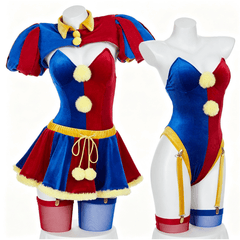 Female Joker The Amazing Digital Circus Cosplay Costume, Custom Outfit for Halloween & Comic Con