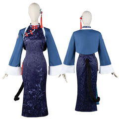 Blue Archive Kaguya Qipao Cosplay Dress - Anime Game Costume - Halloweez